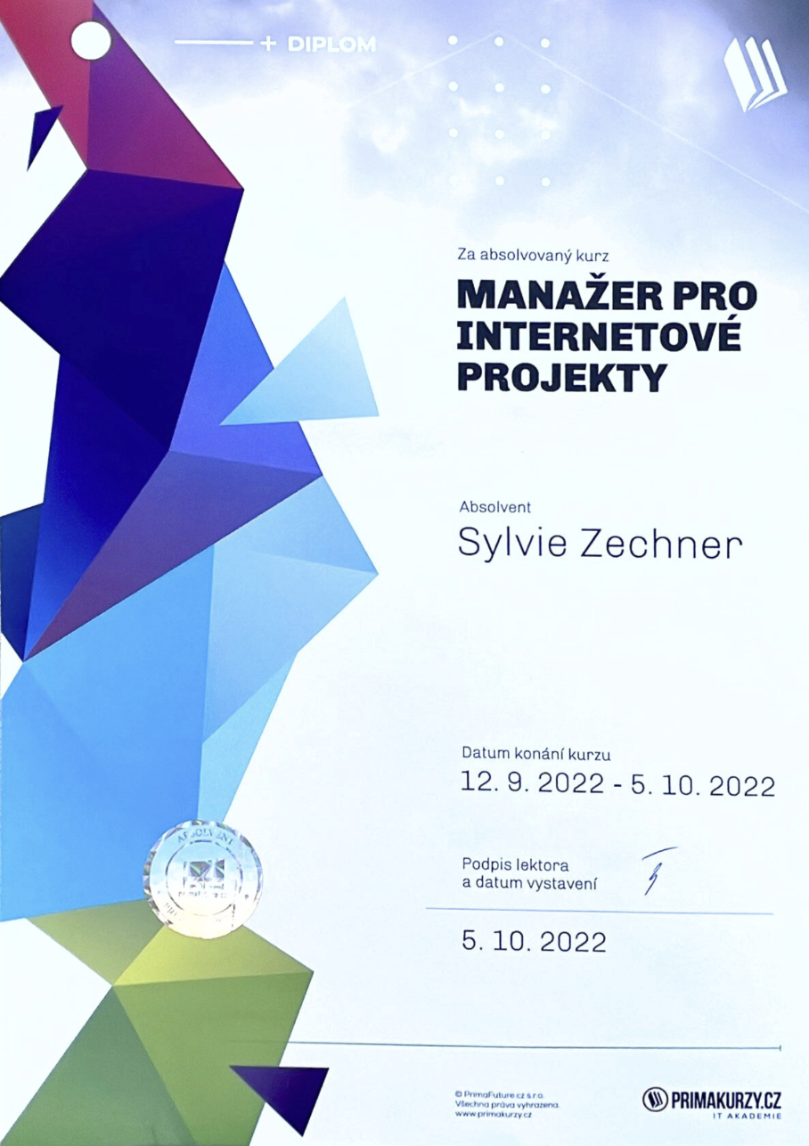Manažer pro internetové projekty