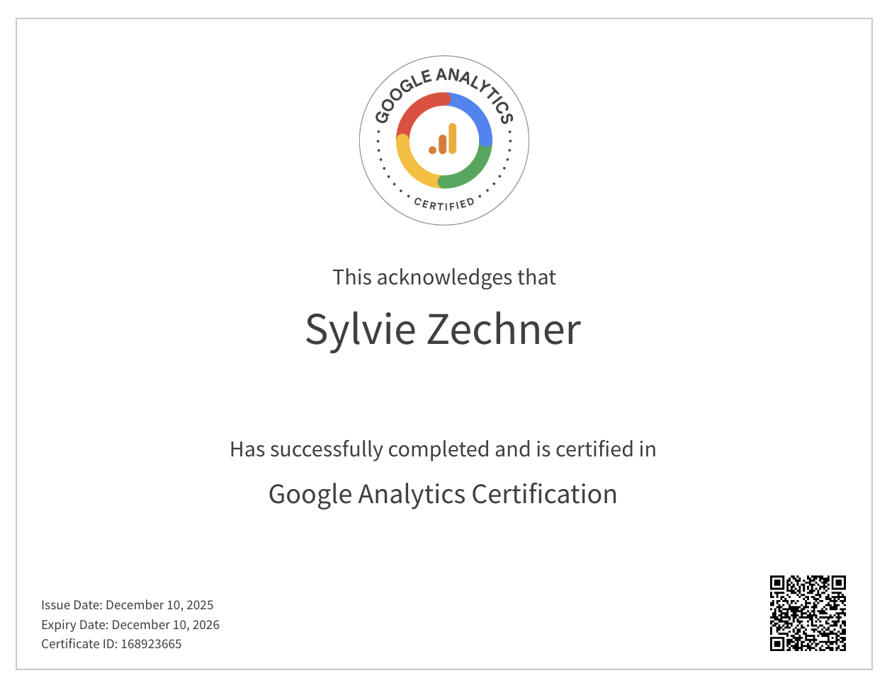 Google Analytics (GA4)
